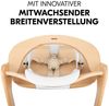 Hauck Hochstuhl Beta Plus Natural, Kinderhochstuhl mit Essbrett, Sitzauflage, Baby-Sitz, Sitzpad & Rollen Bild 4