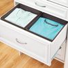 Aufbewahrungsbox Stoffbox 2er Set mit Griff mDesign aus Kunstfaser Braun Box Bild 3