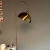 Bamyum Stehlampe Moderne Metall Stehlampe mit Dimmer, ohne Leuchtmittel, verstellbarer Lampenschirm Bild 2