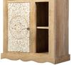 Badmidischrank 67x115cm 'Tibet' Mango natur & weiß antik Bild 5