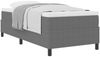 vidaXL Boxspringbett Hellgrau und Weiß 90 x 200 cm Cordstoff 3337442 Bild 3