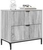 vidaXL Nachttisch Grau Sonoma 63,5 x 36 x 61 cm Holzwerkstoff 883470 Bild 3
