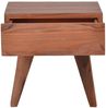 MiaMöbel Beistelltisch/Nachttisch Tamesi Massivholz Teak Modern Bild 3