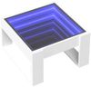 vidaXL Couchtisch mit Infinity-LED Weiß 50x53x30 cm 847623 Bild 3