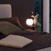 Briloner Leuchten Tischleuchte Akku Tischleuchte Touch dimmbar USB kabellos Schlafzimmer Flur, LED fest integriert, 2700K - Extra - Warmweiß, Tischlampe kabellos, 30x20cm, Chrom-Matt, 3W, Schlafzimmer, Flur Bild 3