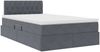 vidaXL Aufbewahrungsbett mit Matratze Dunkelgrau 120 x 190 cm Samt 3370804 Bild 5