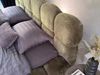 Compleo Polsterbett Cloud Bett, Bett mit gepolstertem Kopfteil ELVA (Chenille-Stoff), Schlafzimmer Bett modern, Doppelbett gepolstert, Wolkenbett Bild 4