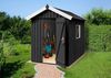 WEKA Schwedenhaus Gr. 1 162x170 Gerätehaus aus Holz Geräteschrank mit 32 mm Wandstärke Gartenhaus Bild 3