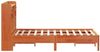 vidaXL Massivholzbett mit Regal ohne Matratze Wachsbraun 135x190 cm 3322926 Bild 5