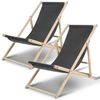 Clanmacy Gartenliege Klappbare Holz Strand Klappbar Liege Klapp Stuhl Strandliege Bild 4