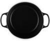 Le Creuset Signature Gusseisen-Bräter mit Deckel, Für alle Herdarten und Induktion geeignet, Rund, Schwarz, 24,0 cm, 5 Bild 5