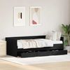vidaXL Tagesbett Schwarz Eichen-Optik 90 x 200 cm Holzwerkstoff 3333995 Bild 3