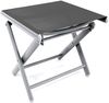 2er Garten Klapphocker Fußhocker Aluminium Textilen Anthrazit Bild 2