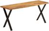 vidaXL Bank Baumkante 105 cm Massivholz Akazie 372757 Bild 4