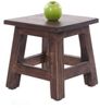 DESIGN DELIGHTS Hocker Fusshocker PALO, 27x26cm (HxB), rustikaler Holzhocker Massivhocker Bild 3