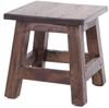DESIGN DELIGHTS Hocker Fusshocker PALO, 27x26cm (HxB), rustikaler Holzhocker Massivhocker Bild 2