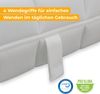 BeCo Onyx Matratze Höhe 21 cm | ergonomischer Schlaf wie im Luxus-Hotel | wahlweise als Federkern oder Kaltschaum | Oeko-TEX® & CertiPUR Zertifiziert Größe 180 x 200 cm Härtegrad Federkern FEST Bild 5