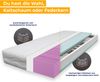 BeCo Onyx Matratze Höhe 21 cm | ergonomischer Schlaf wie im Luxus-Hotel | wahlweise als Federkern oder Kaltschaum | Oeko-TEX® & CertiPUR Zertifiziert Größe 180 x 200 cm Härtegrad Federkern FEST Bild 2