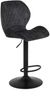 2er Set Barhocker Laila - Samt Anthrazit Bild 2