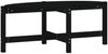 vidaXL Couchtisch Schwarz 118x63x45 cm Massivholz Kiefer 822321 Bild 2