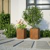 vidaXL Pflanzkübel 2 Stk. Sechseckig 46x40x45 cm Wetterfester Stahl 851121 Bild 3