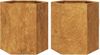 vidaXL Pflanzkübel 2 Stk. Sechseckig 46x40x45 cm Wetterfester Stahl 851121 Bild 2