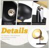 Nettlife Deckenstrahler Vintage E14 Innen Industrial Eisen Lampenschirm Schwenkbar, Schwenkbar, ohne Leuchtmittel, Spotleuchte für Schlafzimmer Flur Wohnzimmer Bild 3