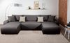 COLLECTION AB Wohnlandschaft Paola U-Form, B: 314 cm, Bettfunktion, Bettkasten & 4 Zierkissen, Federkern Bild 2