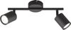Fischer & Honsel 21129 LED Deckenleuchte Vano 2-flammig Schwarz GU10 Bild 5