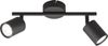 Fischer & Honsel 21129 LED Deckenleuchte Vano 2-flammig Schwarz GU10 Bild 4