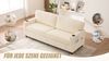 Zweisitzer Sofa 203x77,5x86 cm – Chenille-Bezug mit USB-C und LED-Beleuchtung Bild 5