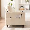 Zweisitzer Sofa 203x77,5x86 cm – Chenille-Bezug mit USB-C und LED-Beleuchtung Bild 2