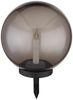 LED Solarleuchte, Flackernde Kerze, Erdspieß, rauch, D 25 cm Bild 5