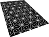Teppich schwarz/silber 140x200 cm geometrisches Muster SIBEL Bild 4