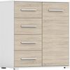 MOEBLO Kommode Irys mini 01 (Wohnzimmer Kommode Schlafzimmer Komodenschrank Highboard, 90cm 1D4S Sideboard), (B x H x T): 90 x 95 x 45 cm Bild 5
