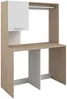 Vente-unique - ARNEKO Waschküche Holz, Platte BeigeWeiß - B 65,8 cm x H 184,4 cm x L 129 cm Bild 4