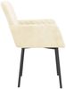 Esszimmerstühle 2 Stk. Creme Samt [344788] Bild 5