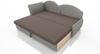 Sofa Schlafsofa inklusive Bettkasten ALINA / R- Stoff Alova Schwarz / Rot Bild 2