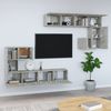 vidaXL TV-Wandschrank Betongrau Holzwerkstoff 3114585 Bild 3