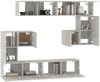 vidaXL TV-Wandschrank Betongrau Holzwerkstoff 3114585 Bild 4