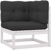vidaXL 6-tlg. Garten-Lounge-Set mit Kissen Kiefer Massivholz 3076380 Bild 3
