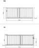 Vente-unique - TOROMA Eingangstor Metall Grau - B 4,6 cm x H 178 cm x L 396 cm Bild 5