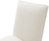 Esszimmerstuhl Lelio-Flex Bouclé Soft Beige 4-Fuß konisch Edelstahl Taschenfederkern Bild 4