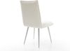 Esszimmerstuhl Lelio-Flex Bouclé Soft Beige 4-Fuß konisch Edelstahl Taschenfederkern Bild 5