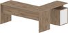 Eckschreibtisch >Novara< in wotan eichefarben, Holzwerkstoff - 100x75x60 (BxHxT) Bild 2