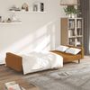 vidaXL Schlafsofa 2-Sitzer Braun Samt 375945 Bild 3