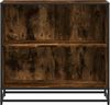 vidaXL Bücherregal Räuchereiche 80,5x35x76 cm Holzwerkstoff 849106 Bild 4