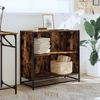 vidaXL Bücherregal Räuchereiche 80,5x35x76 cm Holzwerkstoff 849106 Bild 3