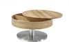 Couchtisch >Souli< in Asteiche aus MDF,Metall - 79x40x79cm (BxHxT) Bild 4