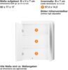 Trendteam 'Amanda' Spiegelschrank, Holz, 77 x 17 x 60 cm, Asteiche Bild 4